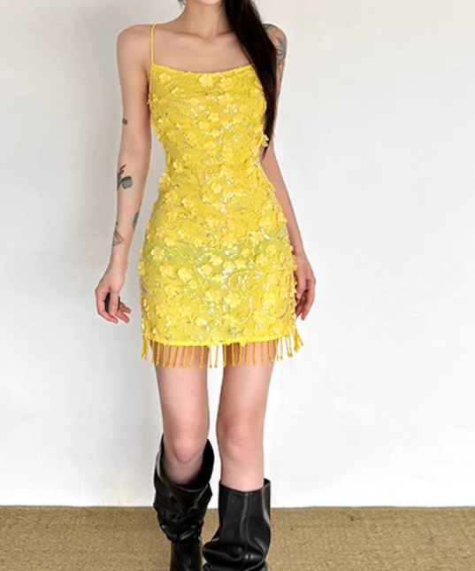 Mini robe de soirée en satin, sans bretelles, sans manches, ligne a, simple, C899