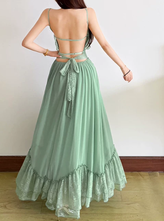 Robe de bal de princesse bustier à volants en satin long, robe de soirée C8117