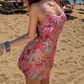 Mini robe de soirée en satin, sans bretelles, sans manches, ligne a, simple, C899