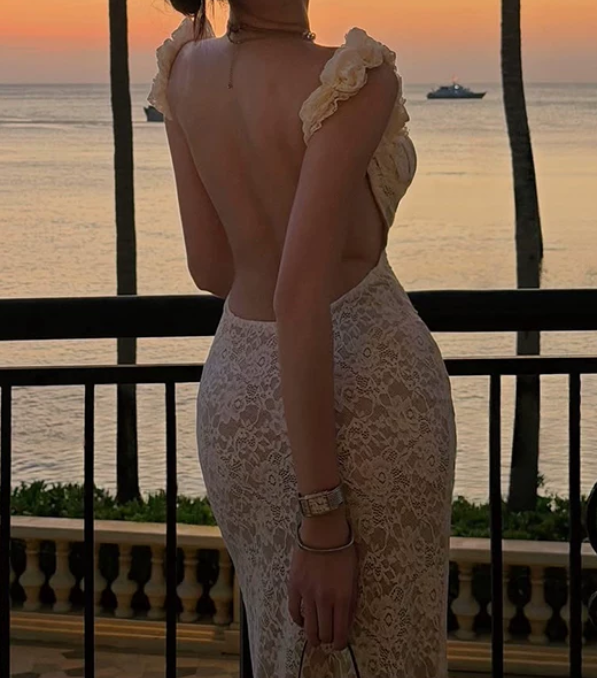 Robe de bal de princesse bustier à volants en satin long, robe de soirée C8117