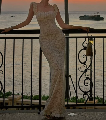 Robe de bal de princesse bustier à volants en satin long, robe de soirée C8117