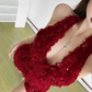 Mini robe de soirée en satin, sans bretelles, sans manches, ligne a, simple, C899
