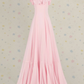 Robe de bal de princesse bustier à volants en satin long, robe de soirée C8117