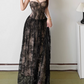 Charming Spaghetti Straps Prom Dress Lace Sequins A-Line Evening Dress D0316