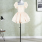 Mini robe de soirée en satin, sans bretelles, sans manches, ligne a, simple, C899