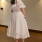 Robe de bal de princesse bustier à volants en satin long, robe de soirée C8117