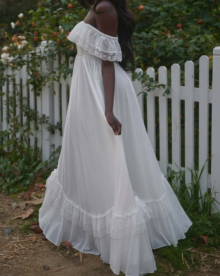 Robe de bal de princesse bustier à volants en satin long, robe de soirée C8117