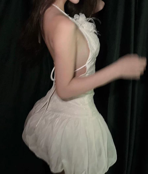 Mini robe de soirée en satin, sans bretelles, sans manches, ligne a, simple, C899