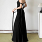 Chic Off The Shoulder Prom Dress Black Mermaid Evening Dress D0372