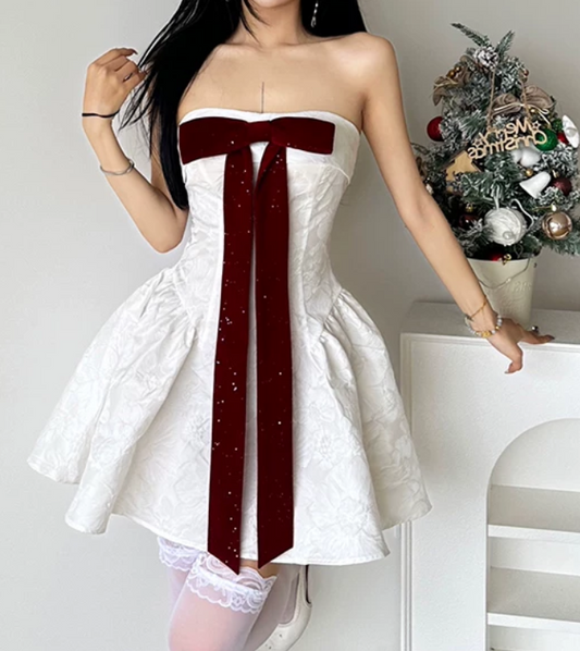 Robe courte d'été pour femme, style français, collection 2026, référence C8003