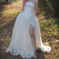 Robe de bal de princesse bustier à volants en satin long, robe de soirée C8117