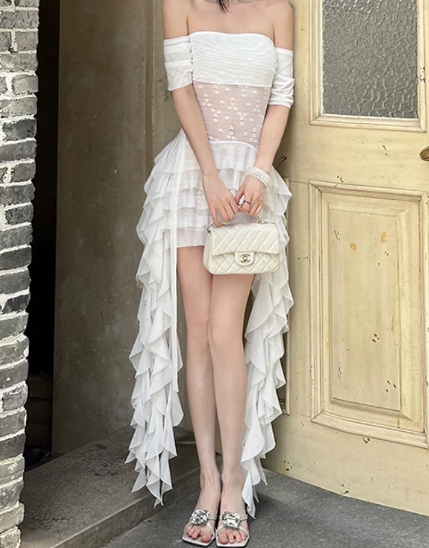 Mini robe de soirée en satin, sans bretelles, sans manches, ligne a, simple, C899