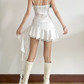 Elegant Spaghetti Straps Homecoming Dress Ruffles Lace A-Line Birthday Dress D0398