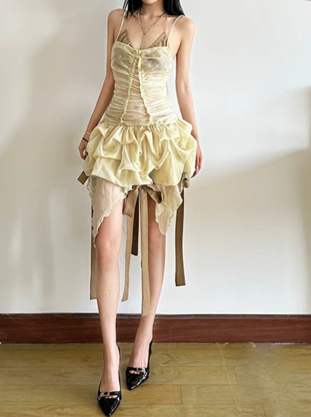 Mini robe de soirée en satin, sans bretelles, sans manches, ligne a, simple, C899