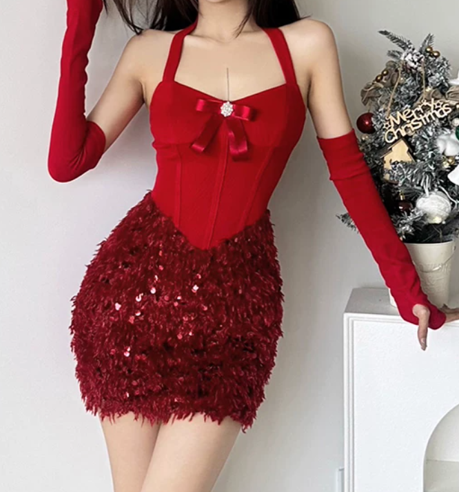 Mini robe de soirée en satin, sans bretelles, sans manches, ligne a, simple, C899