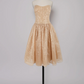 Mini robe de soirée en satin, sans bretelles, sans manches, ligne a, simple, C899