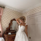 Elegant Spaghetti Straps Homecoming Dress White A-Line Birthday Dress D0417
