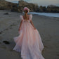 Robe de bal de princesse bustier à volants en satin long, robe de soirée C8117