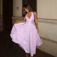 Vintage Halter Neck Prom Dress Jacquard A-Line Evening Dress D0419