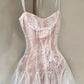 Mini robe de soirée en satin, sans bretelles, sans manches, ligne a, simple, C899