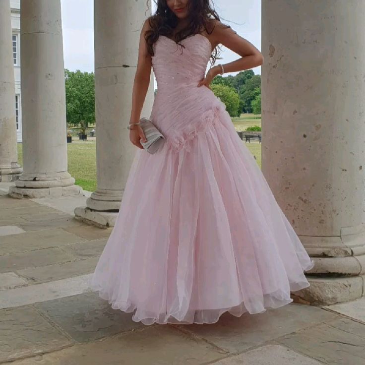 Robe de bal de princesse bustier à volants en satin long, robe de soirée C8117
