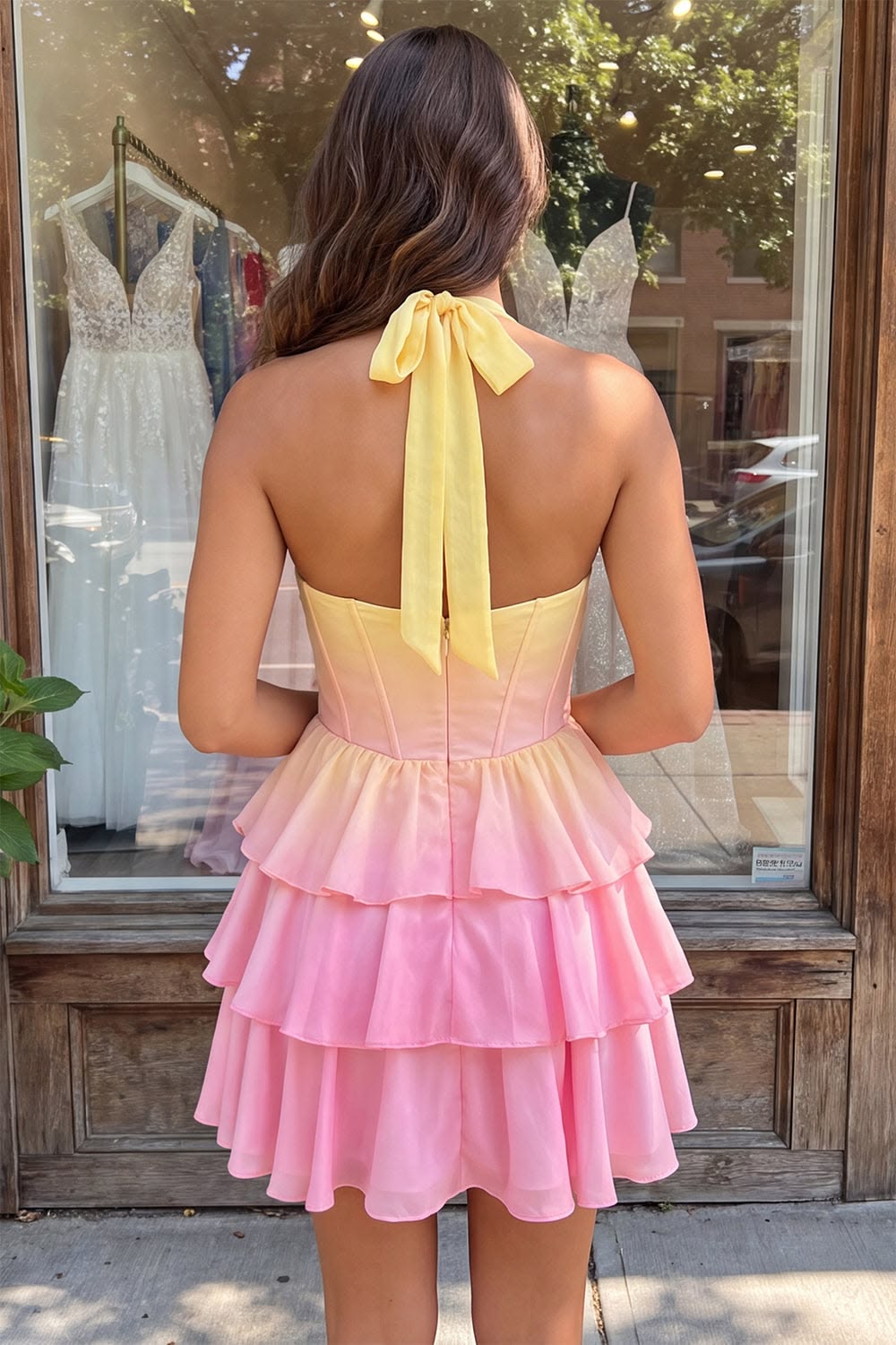 Mini robe de soirée en satin, sans bretelles, sans manches, ligne a, simple, C899