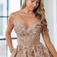 Mini robe de soirée en satin, sans bretelles, sans manches, ligne a, simple, C899