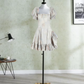 Mini robe de soirée en satin, sans bretelles, sans manches, ligne a, simple, C899