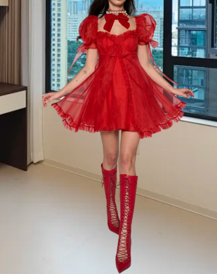 Mini robe de soirée en satin, sans bretelles, sans manches, ligne a, simple, C899