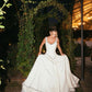 Classical Spaghetti Straps Prom Dress White A-Line Evening Dress D0544