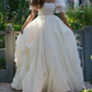 Superbe robe de mariée sirène bustier en satin et tulle, longue et en dentelle, C4563