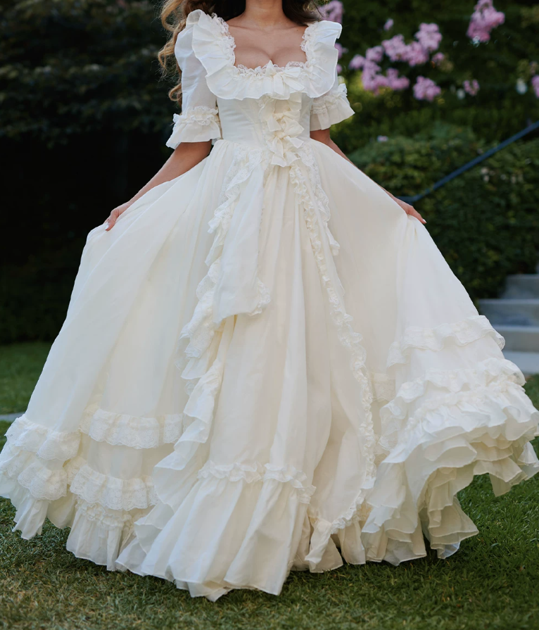 Superbe robe de mariée sirène bustier en satin et tulle, longue et en dentelle, C4563