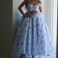 Robe de bal de princesse bustier à volants en satin long, robe de soirée C8117