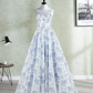 Robe de bal de princesse bustier à volants en satin long, robe de soirée C8117