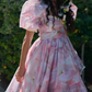 Robe de bal de princesse bustier à volants en satin long, robe de soirée C8117