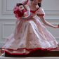 Robe de bal de princesse bustier à volants en satin long, robe de soirée C8117
