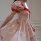 Robe de bal de princesse bustier à volants en satin long, robe de soirée C8117