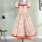 Robe de bal de princesse bustier à volants en satin long, robe de soirée C8117