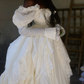 Superbe robe de mariée sirène bustier en satin et tulle, longue et en dentelle, C4563