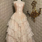 Superbe robe de mariée sirène bustier en satin et tulle, longue et en dentelle, C4563