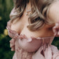 Robe de bal de princesse bustier à volants en satin long, robe de soirée C8117
