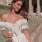 Robe de bal de princesse bustier à volants en satin long, robe de soirée C8117