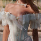 Robe de bal de princesse bustier à volants en satin long, robe de soirée C8117