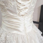 Superbe robe de mariée sirène bustier en satin et tulle, longue et en dentelle, C4563