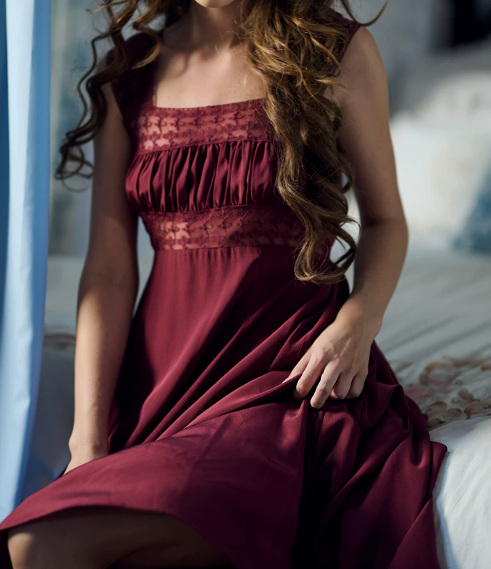 Robe de bal de princesse bustier à volants en satin long, robe de soirée C8117