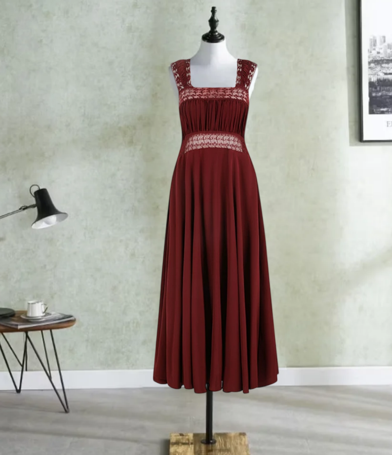 Robe de bal de princesse bustier à volants en satin long, robe de soirée C8117