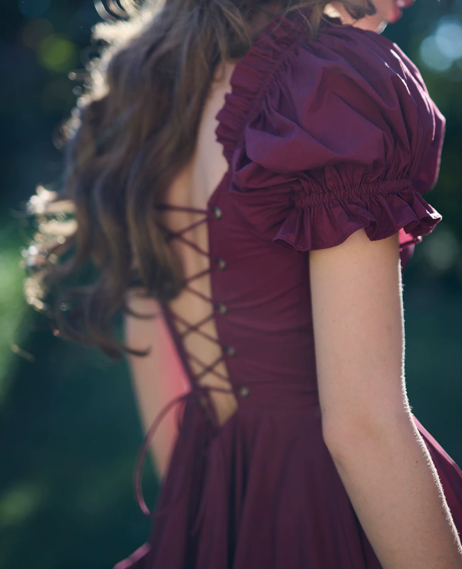 Robe de bal de princesse bustier à volants en satin long, robe de soirée C8117