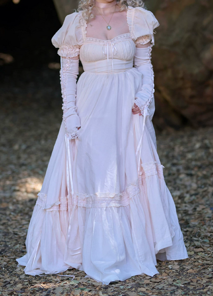 Robe de bal de princesse bustier à volants en satin long, robe de soirée C8117
