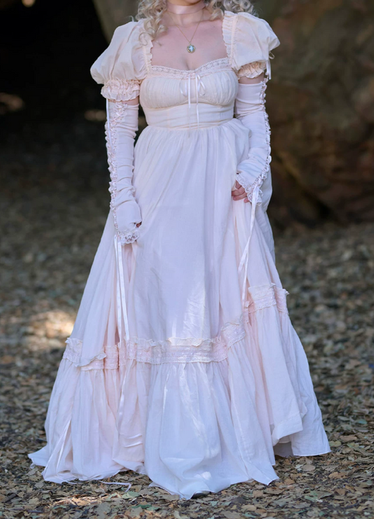 Robe de bal de princesse bustier à volants en satin long, robe de soirée C8117