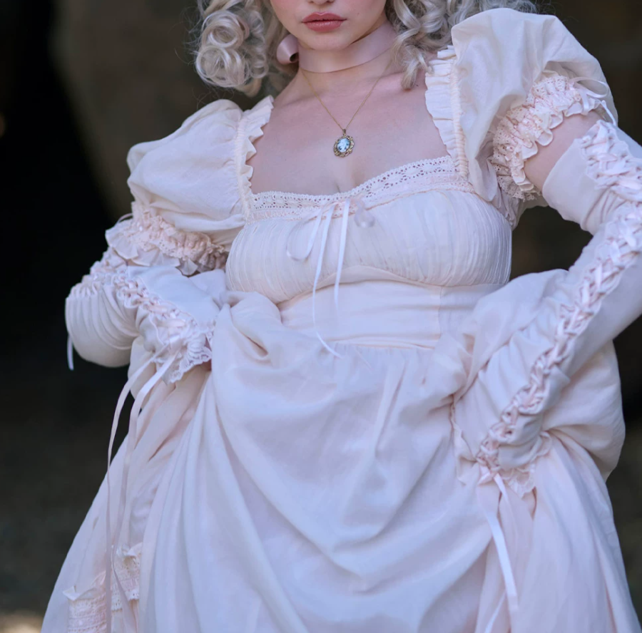 Robe de bal de princesse bustier à volants en satin long, robe de soirée C8117